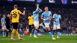 Phil Foden oslavuje gól