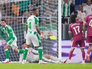 Parrott oslavuje gól proti Realu Madrid.