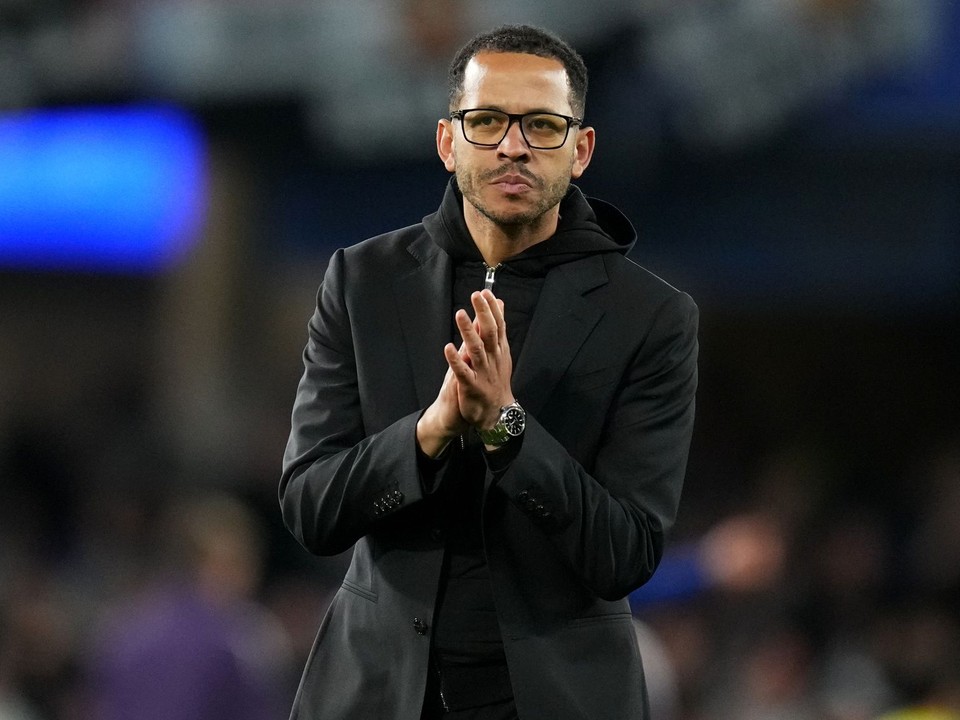 Na snímke tréner FC Chelsea Liam Rosenior.