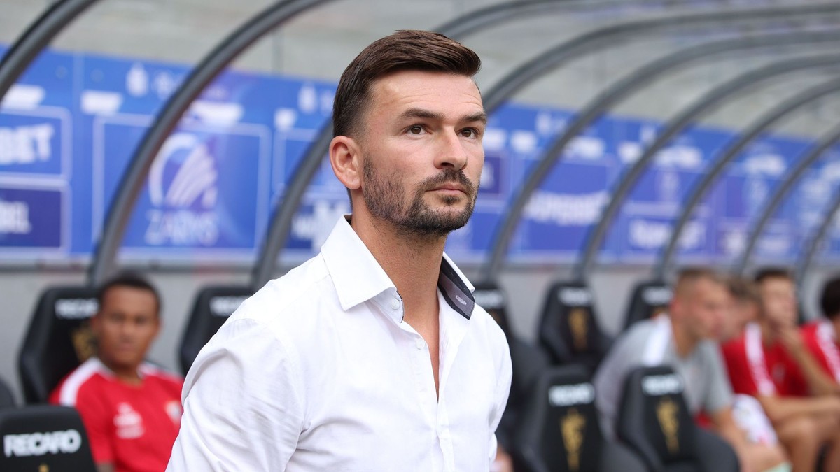 Na snímke slovenský tréner Michal Gašparík.