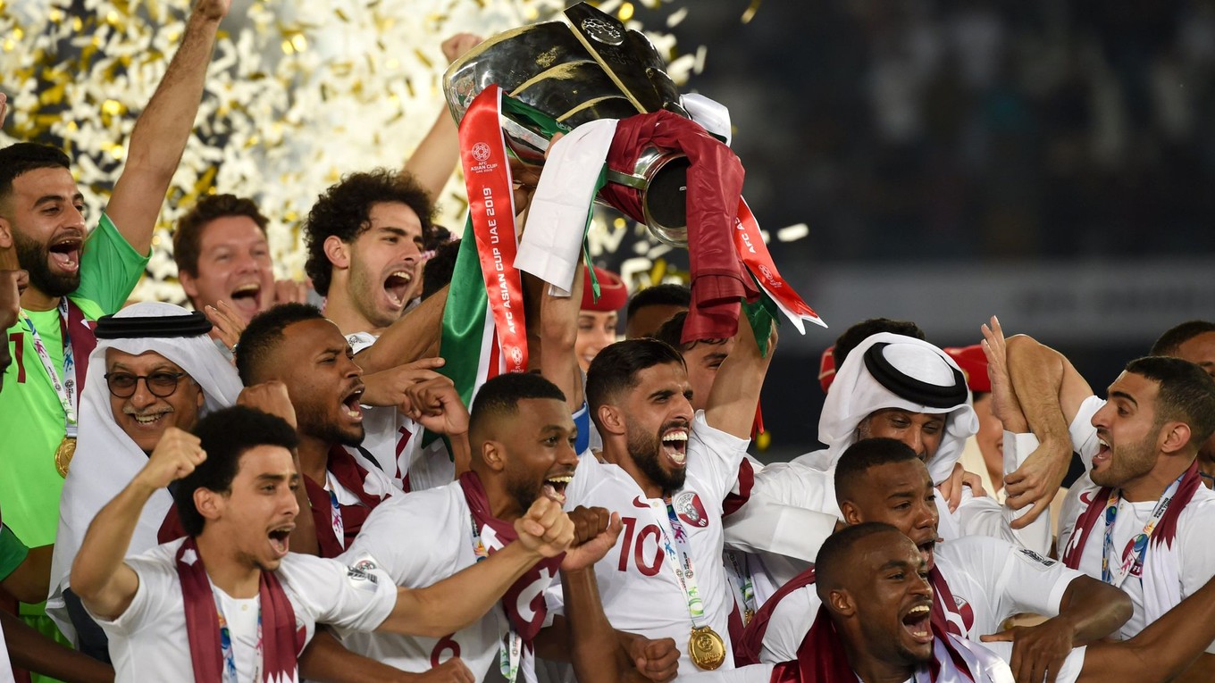 Futbalisti Kataru sa tešia z triumfu na Ázijskom pohári 2019.