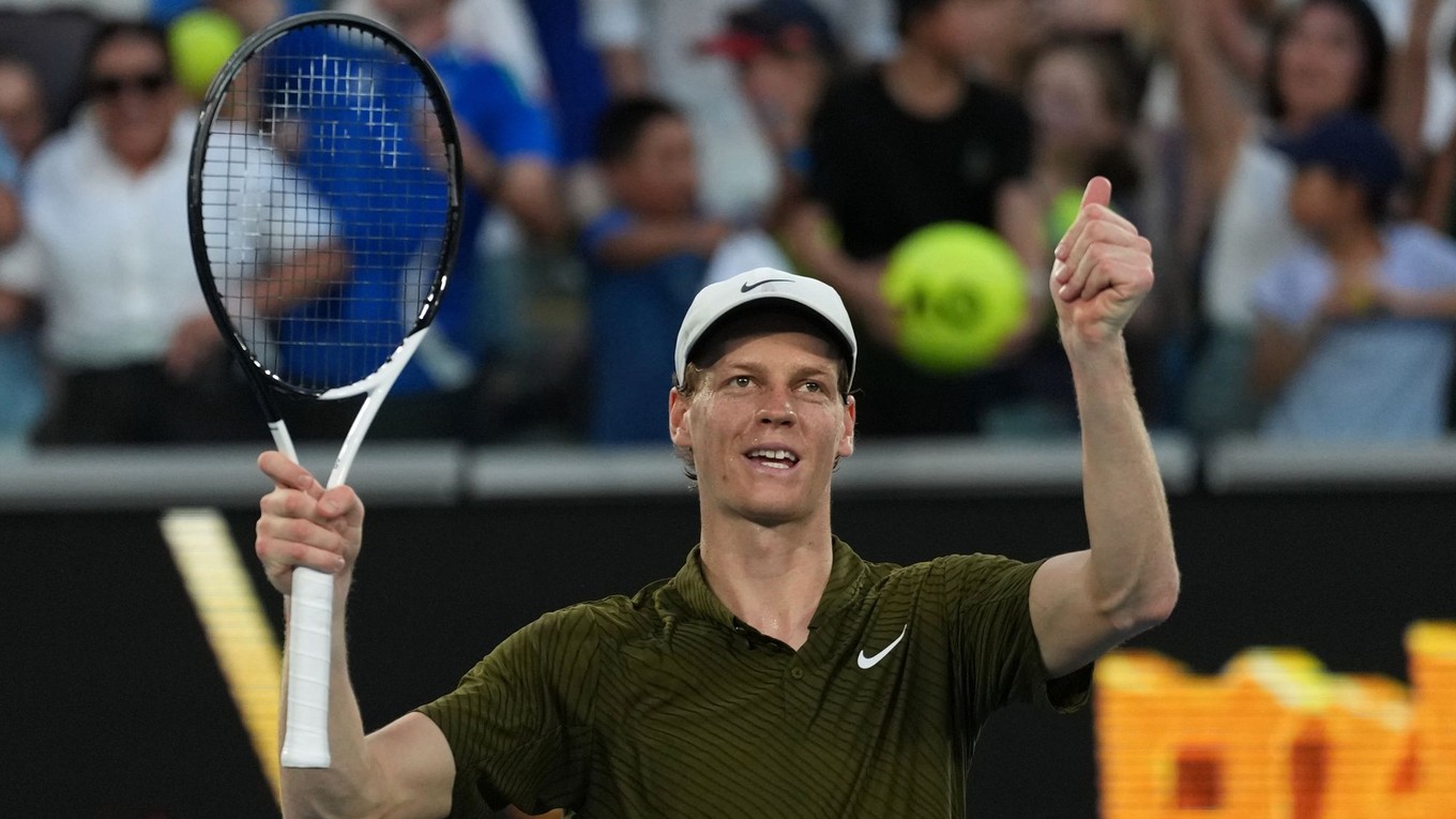 Taliansky tenista Jannik Sinner.
