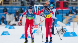 Nórska štafeta žien. 