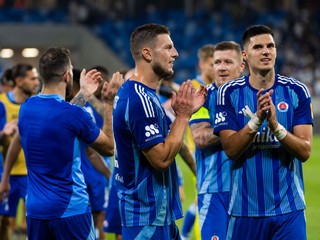 Futbalisti ŠK Slovan Bratislava.