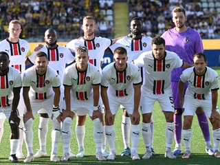 Futbalisti Spartaka Trnava. 