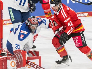 Momentka zo zápasu Nemecko - Slovensko