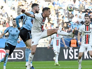 Fotka zo zápasu ŠK Slovan Bratislava - FC Spartak Trnava.