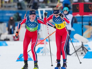 Nórska štafeta žien. 