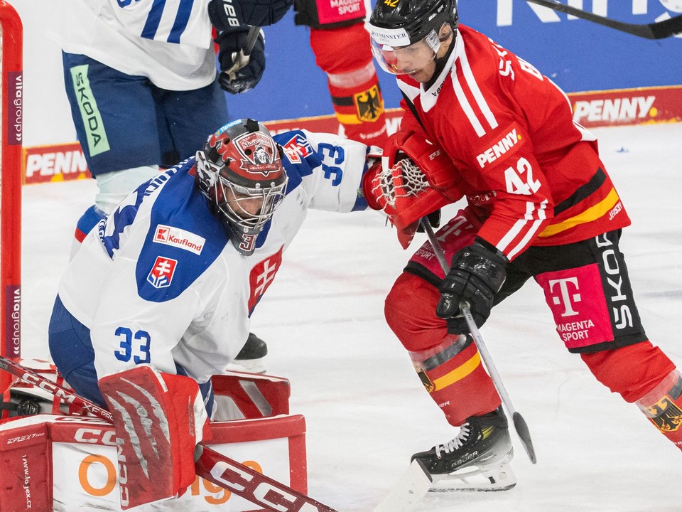Momentka zo zápasu Nemecko - Slovensko