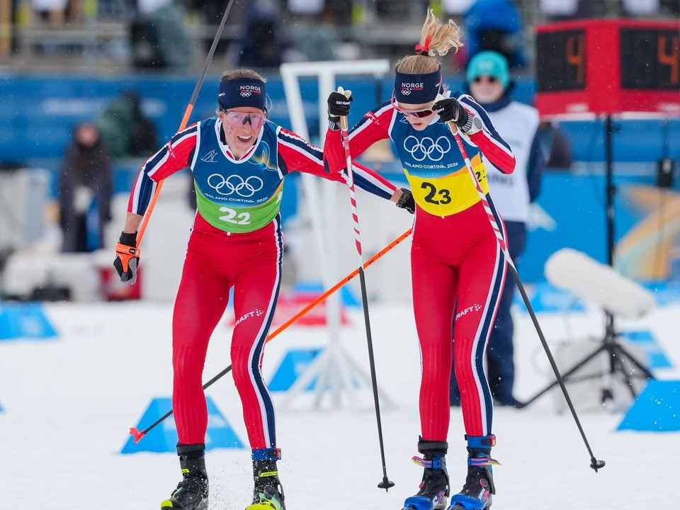 Nórska štafeta žien. 