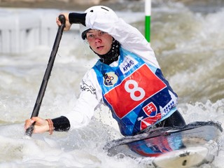 Slovenská reprezentantka vo vodnom slalome Emanuela Luknárová. 