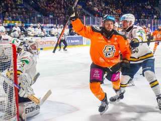 Momentka zo zápasu Košice - Spišská Nová Ves