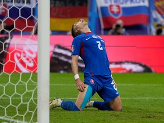 Peter Pekarík v zápase Slovensko - Anglicko v osemfinále EURO 2024.