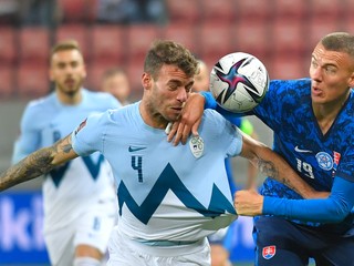 ONLINE prenos zo zápasu Slovensko - Slovinsko z kvalifikácie na MS vo futbale 2022.