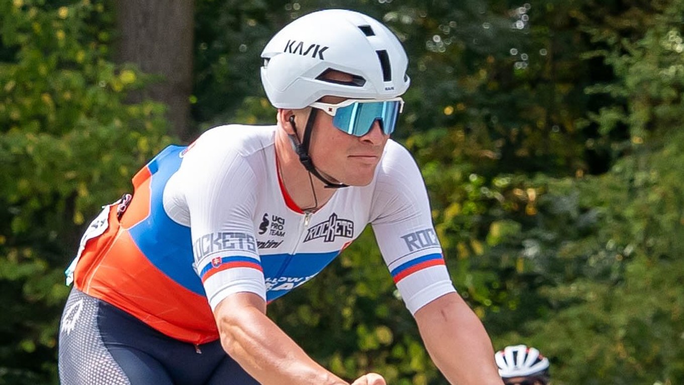 Slovenský cyklista Lukáš Kubiš.