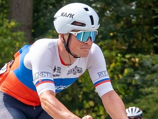 Slovenský cyklista Lukáš Kubiš.
