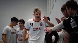 Radosť hráčov Hurikán Bratislava.