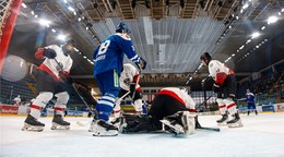 Záber zo zápasu Slovensko U16 - Rakúsko U16