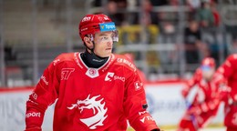 Slovenský obranca Patrik Koch v službách tímu HC Oceláři Třinec.