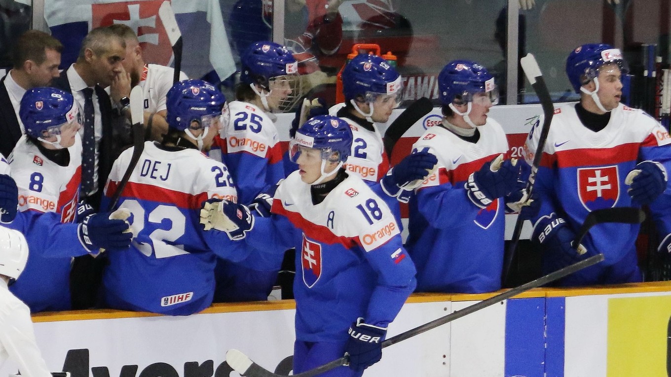 Slovenskí hokejisti do 20 rokov.