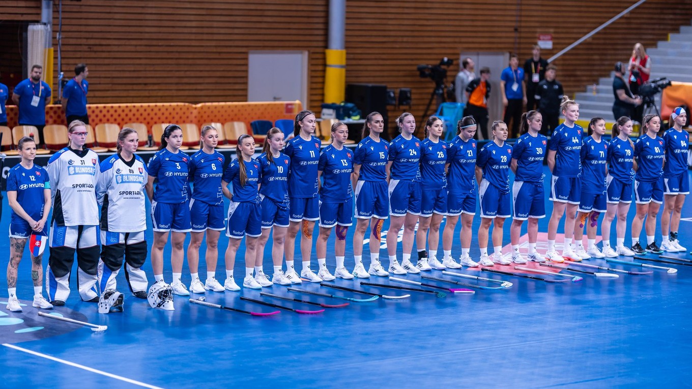 Slovenské florbalistky na MS 2025