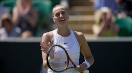 Petra Kvitová na Wimbledone 2023.