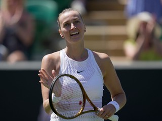 Petra Kvitová na Wimbledone 2023.