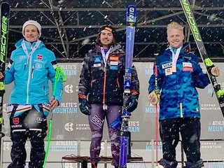 Andreas Žampa sa v roku 2021 tešil v americkom stredisku Copper Mountain z víťazstva.