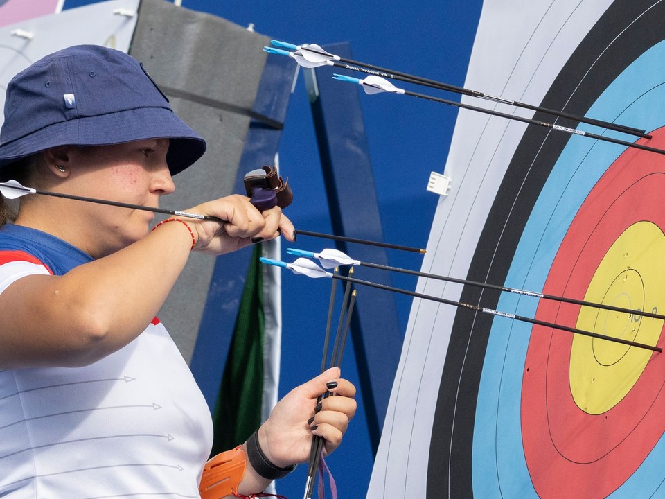 Slovenská lukostreľkyňa Denisa Baránková.