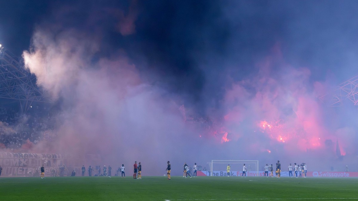 Fanúšikovia Hajduk Split. 