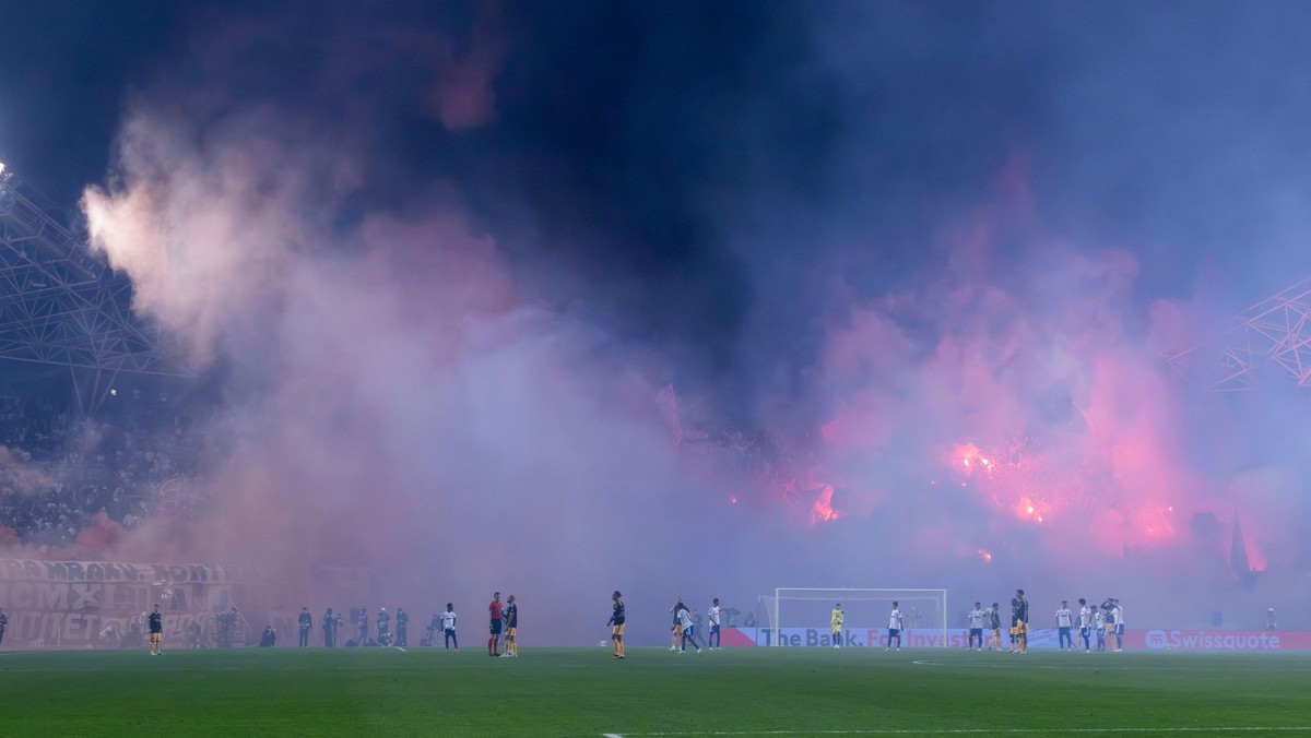 Fanúšikovia Hajduk Split. 