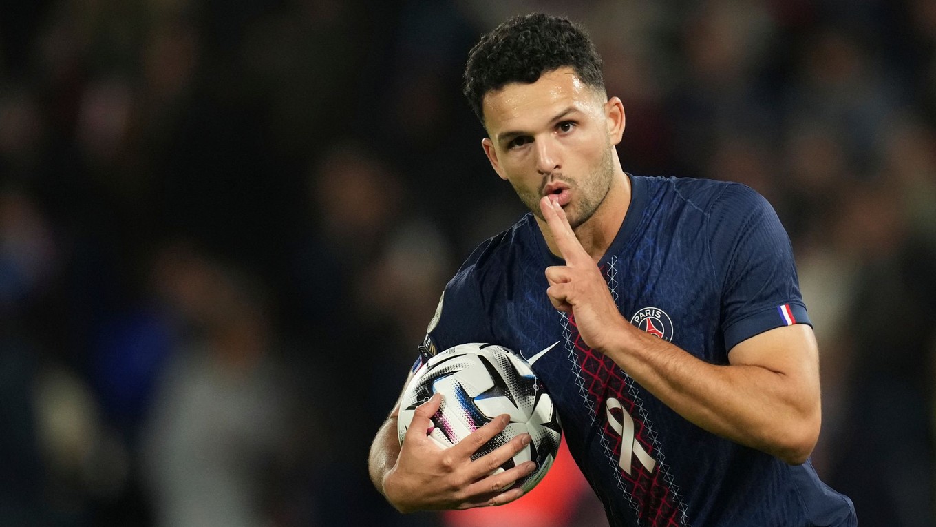 Goncalo Ramos v drese PSG