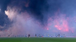 Fanúšikovia Hajduk Split. 