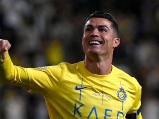 Cristiano Ronaldo v drese Al-Nassr.