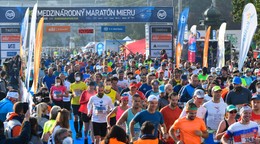 Medzinárodný maratón mieru v Košiciach 2021.