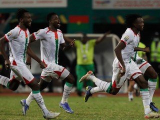 Futbalisti Burkiny Faso sa tešia.