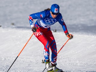 Slovenská bežkyňa na lyžiach Alena Procházková. 