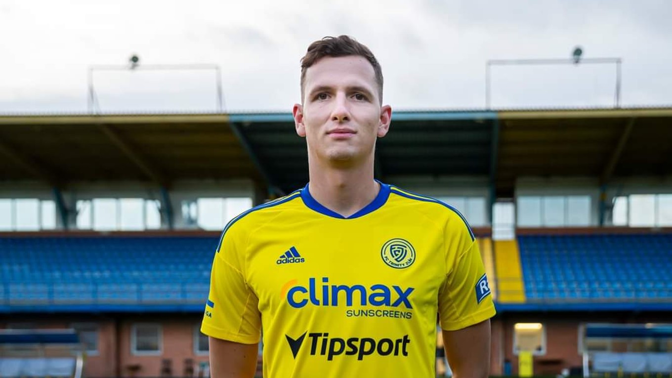 Filip Balaj v drese FC TRINITY Zlín.
