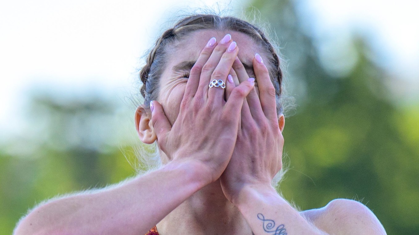 Slovenská atlétka Emma Zapletalová.