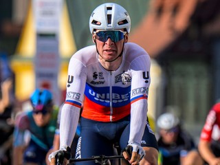 Slovenský cyklista Lukáš Kubiš.