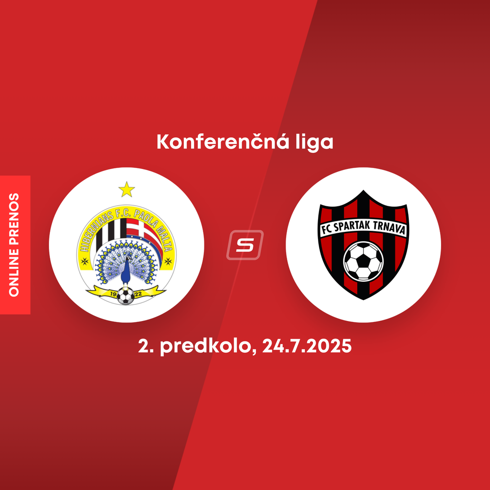 ONLINE: Hibernians FC - FC Spartak Trnava dnes, 2. predkolo Konferenčnej ligy LIVE (1. zápas)