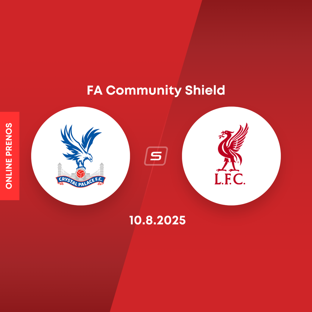 ONLINE: Crystal Palace FC - FC Liverpool dnes, FA Community Shield LIVE