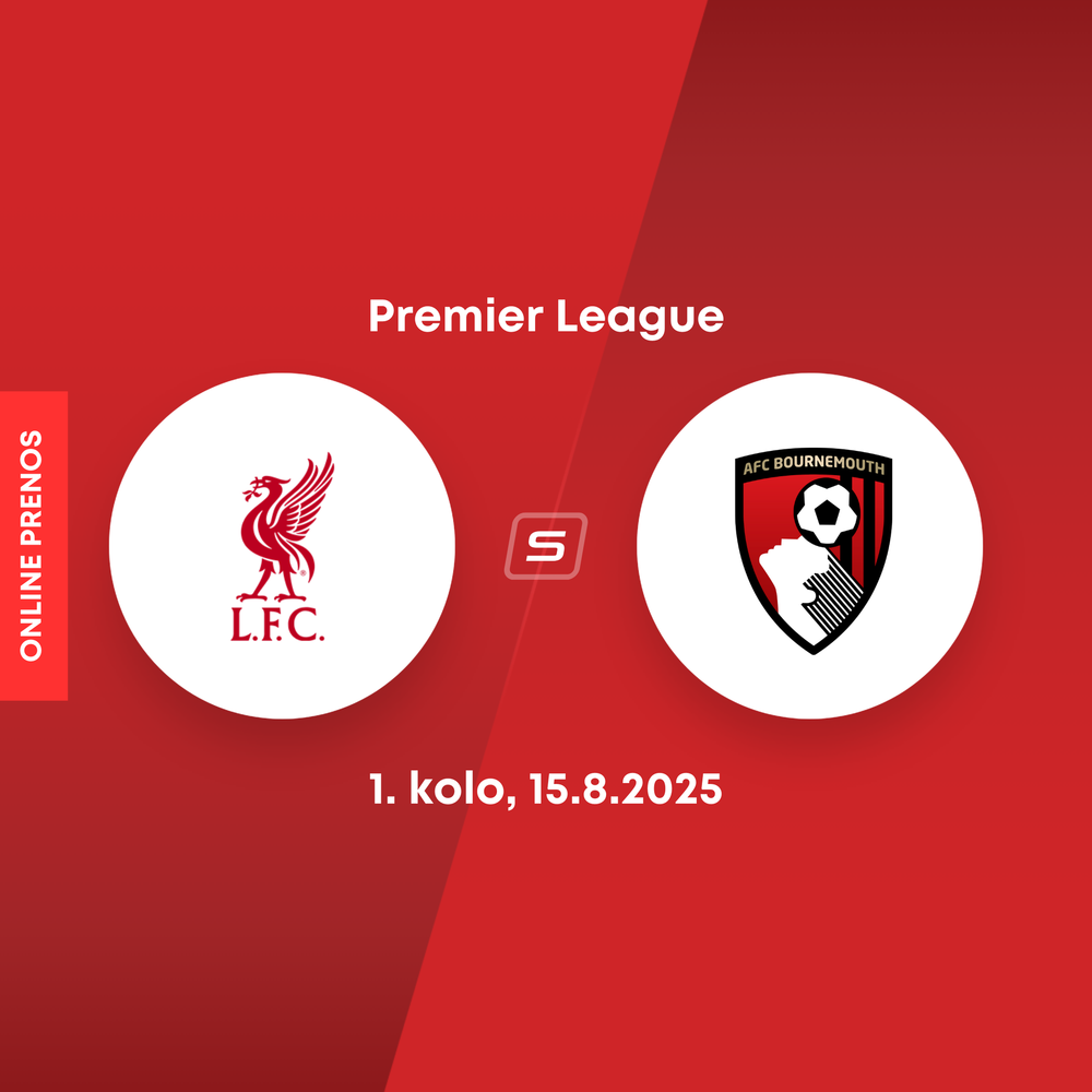 ONLINE: FC Liverpool - AFC Bournemouth dnes, Premier League LIVE (1. kolo)