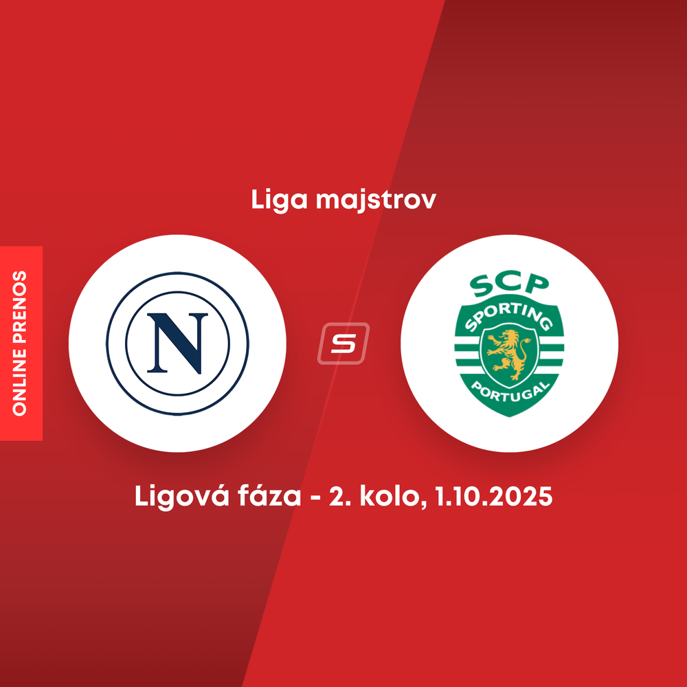 ONLINE: SSC Neapol - Sporting Lisabon dnes, Liga majstrov LIVE (2. kolo)