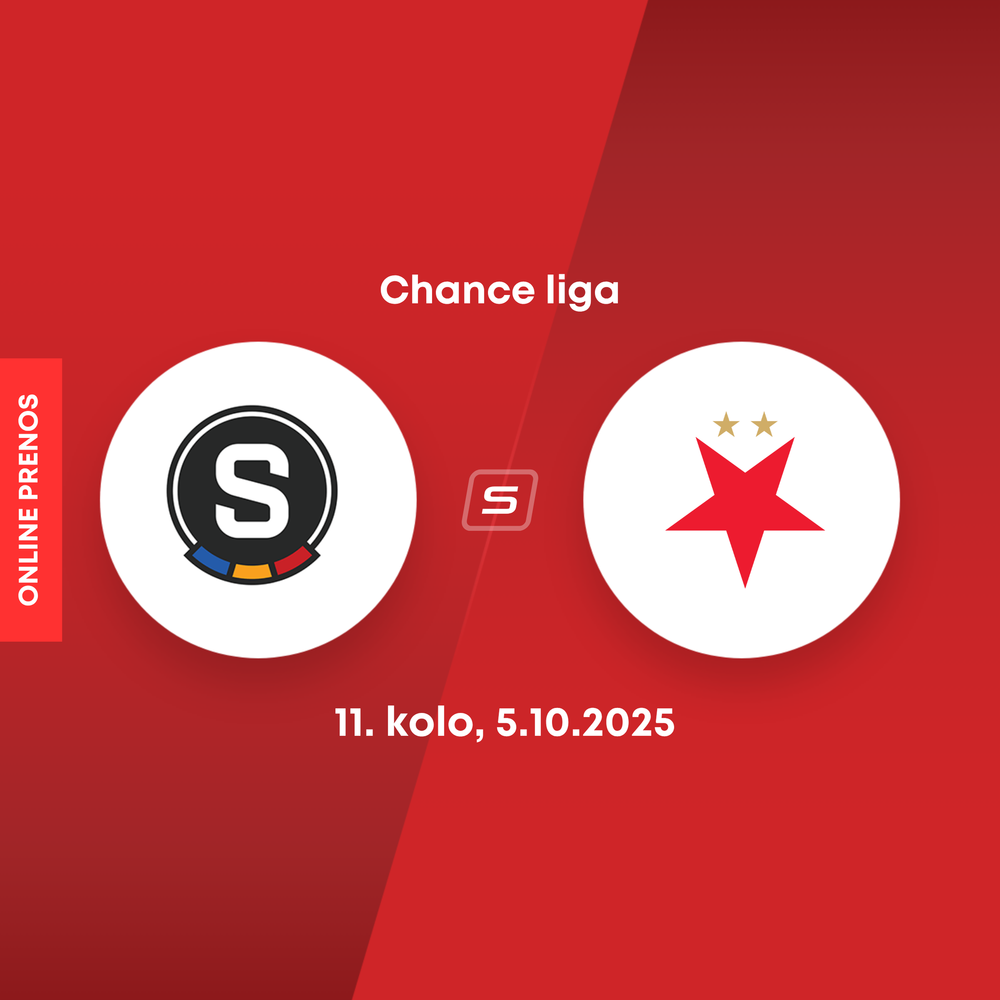 Praški derbi: Sparta proti Slavii v bitki za vrh Chance lige