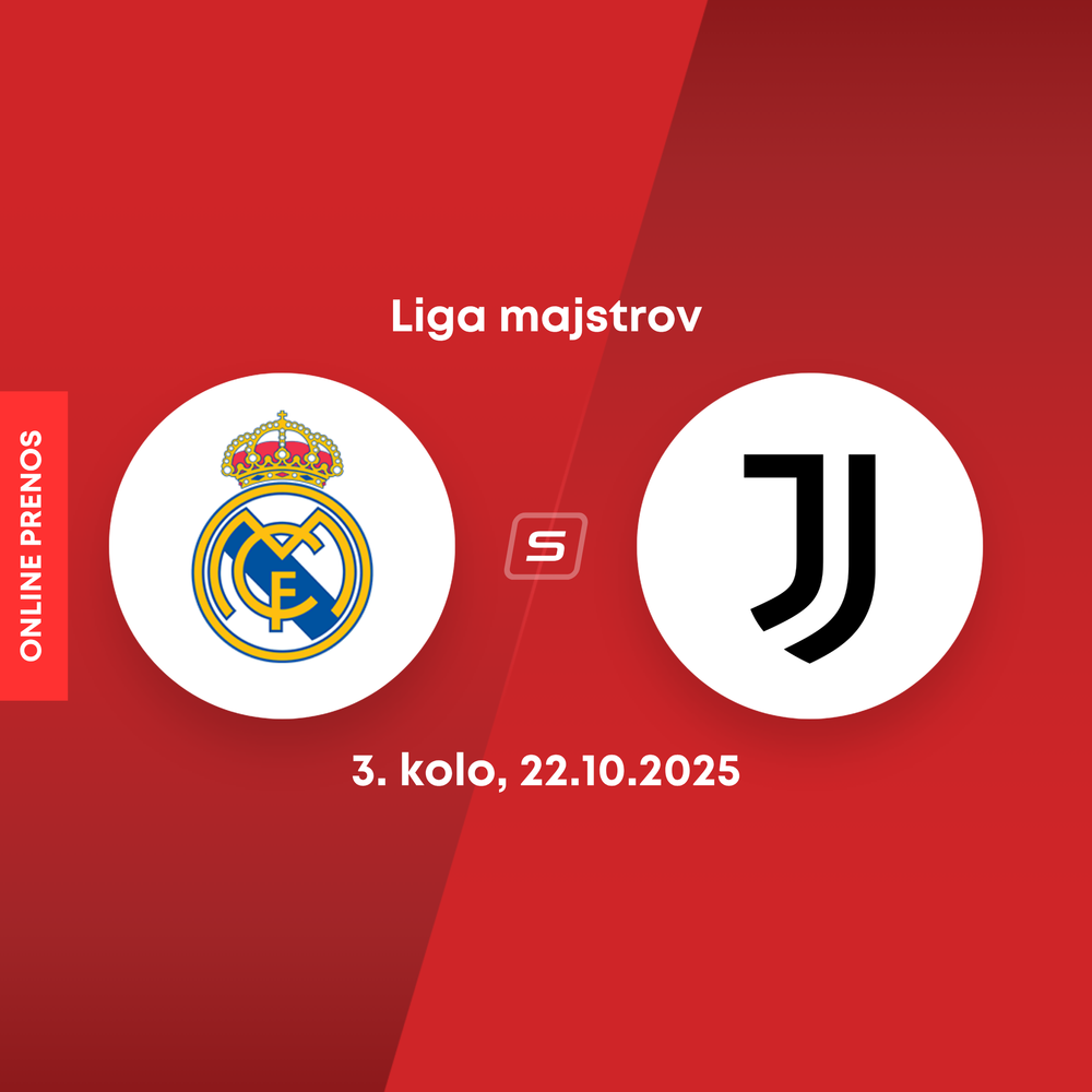 ONLINE: Real Madrid - Juventus Turín dnes, Liga majstrov LIVE (3. kolo)