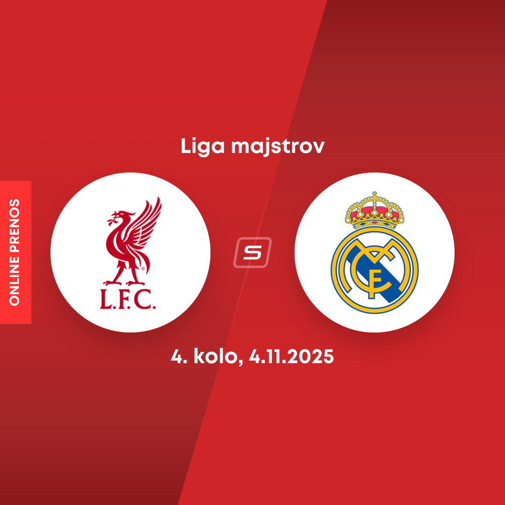 ONLINE: Liverpool FC - Real Madrid dnes, Liga majstrov LIVE (4. kolo)