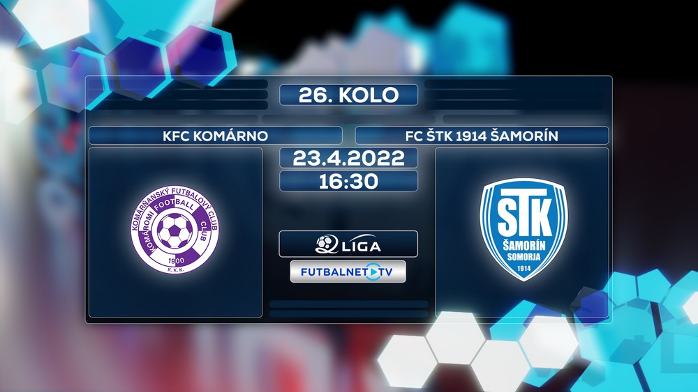 2.liga 2021/2022 26.kolo KFC Komárno FC ŠTK 1914 Šamorín