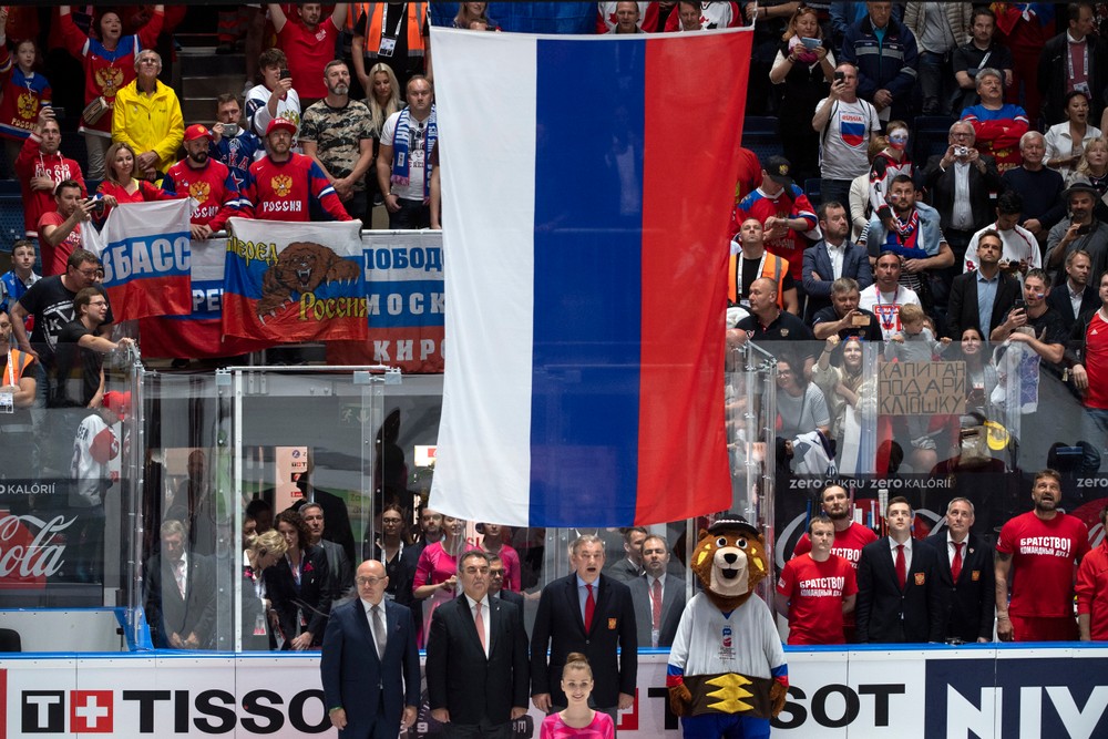 Vybrali si hymnu. Čo budú hrať Rusom po víťazstve na MS v hokeji?