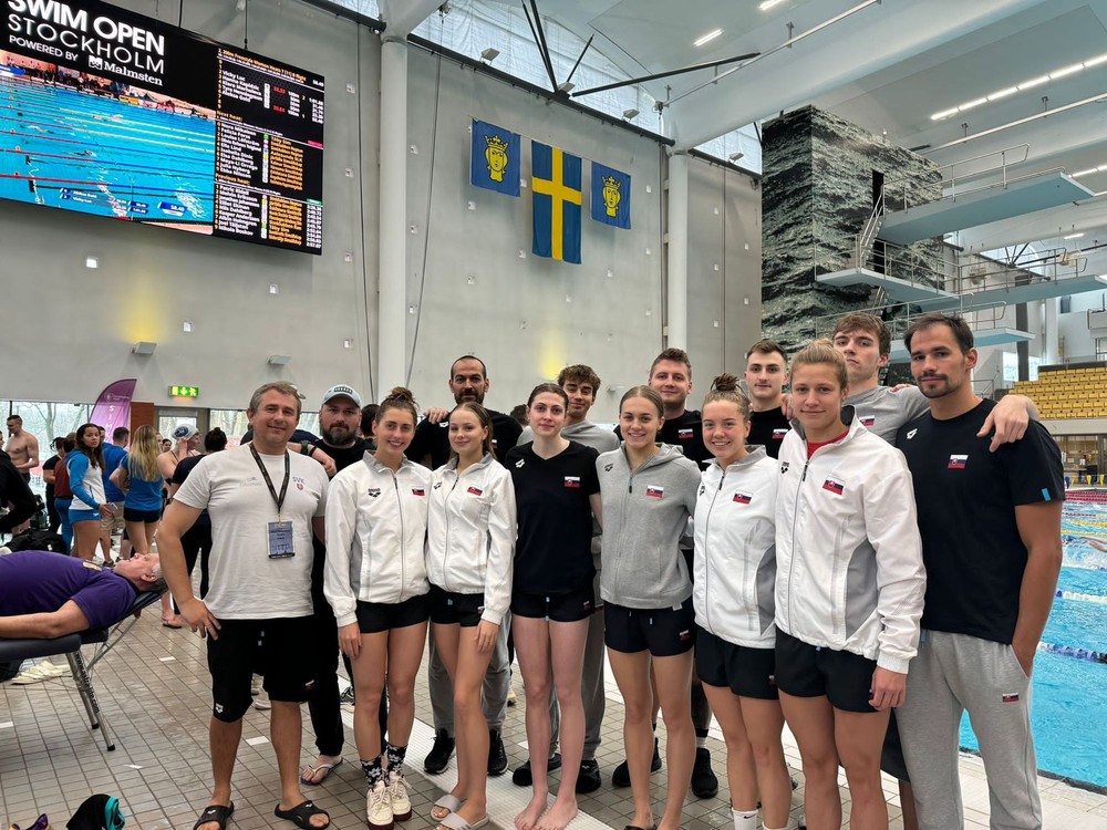 Naši reprezentanti vo švédskom Štokholme na mítingu Swim Open Stockholm